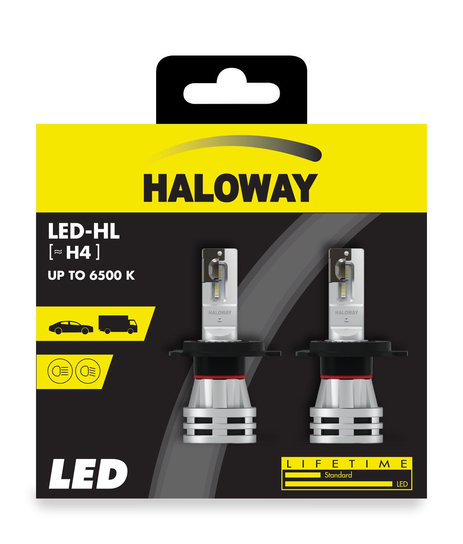 LED H4  HAL