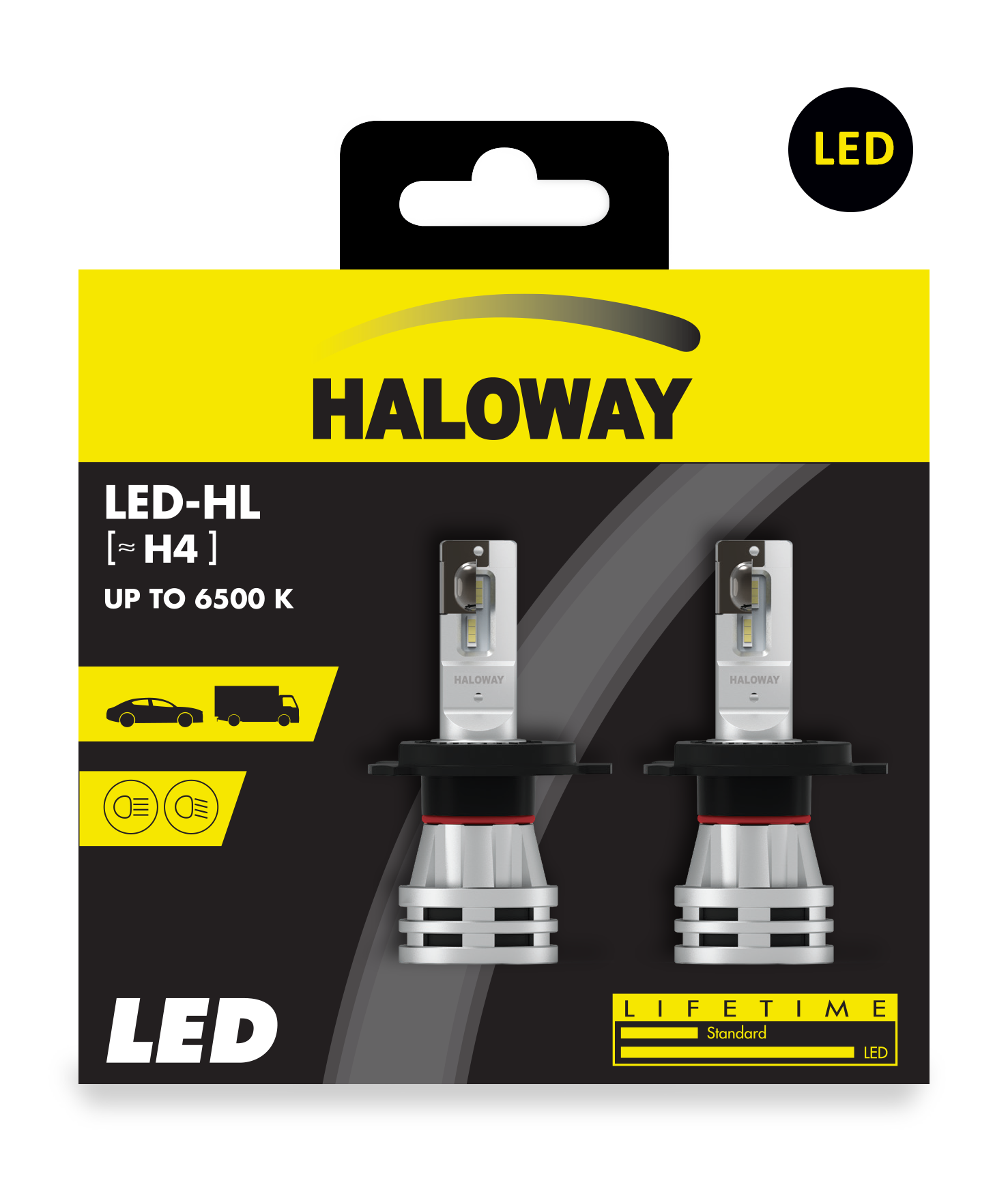 LED H4  HAL